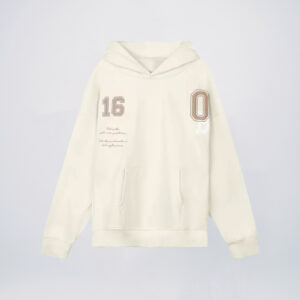Beige embroidered hoodies wholesale