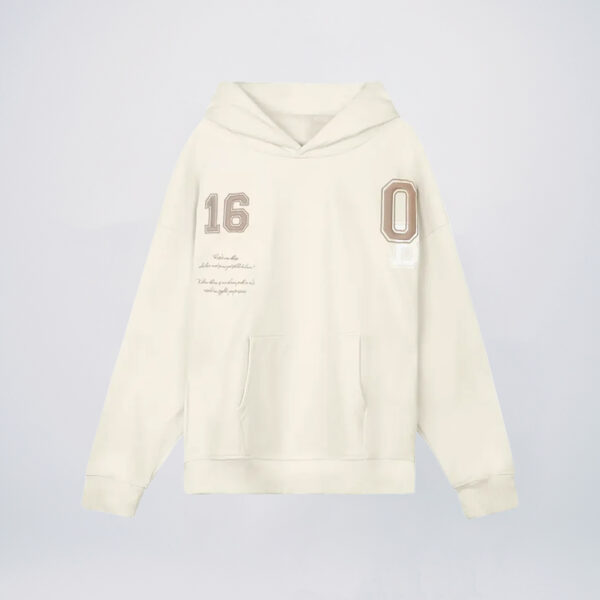 Beige embroidered hoodies wholesale
