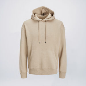 Beige pullover hoodie wholesale