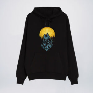 Black 80 Cotton 20 Polyester Hoodie Wholesale