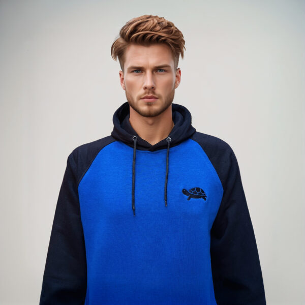 Black & Blue wholesale custom embroidered hoodies