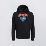Black Custom Printed Hoodie Wholesale