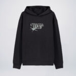 Printed Black Wholesale Hoodie