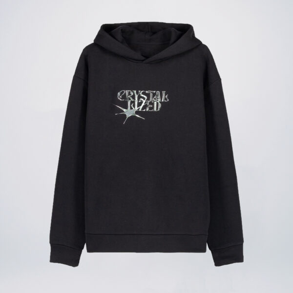 Printed Black Wholesale Hoodie