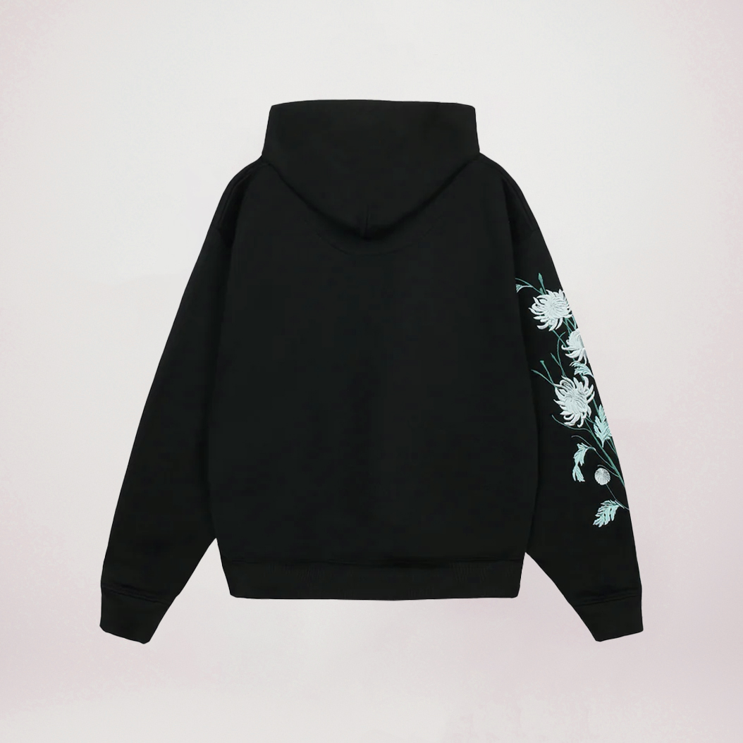 Black Wholesale Custom Embroidered Hoodie