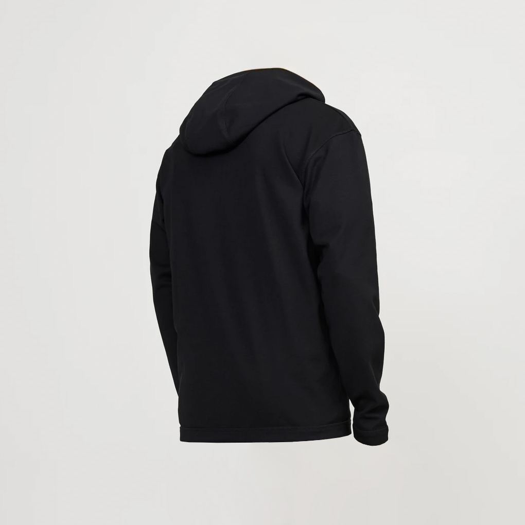 Black Zipper Polyester Hoodie Wholesale