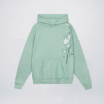 Greenish Cyan custom embroidered hoodies wholesale