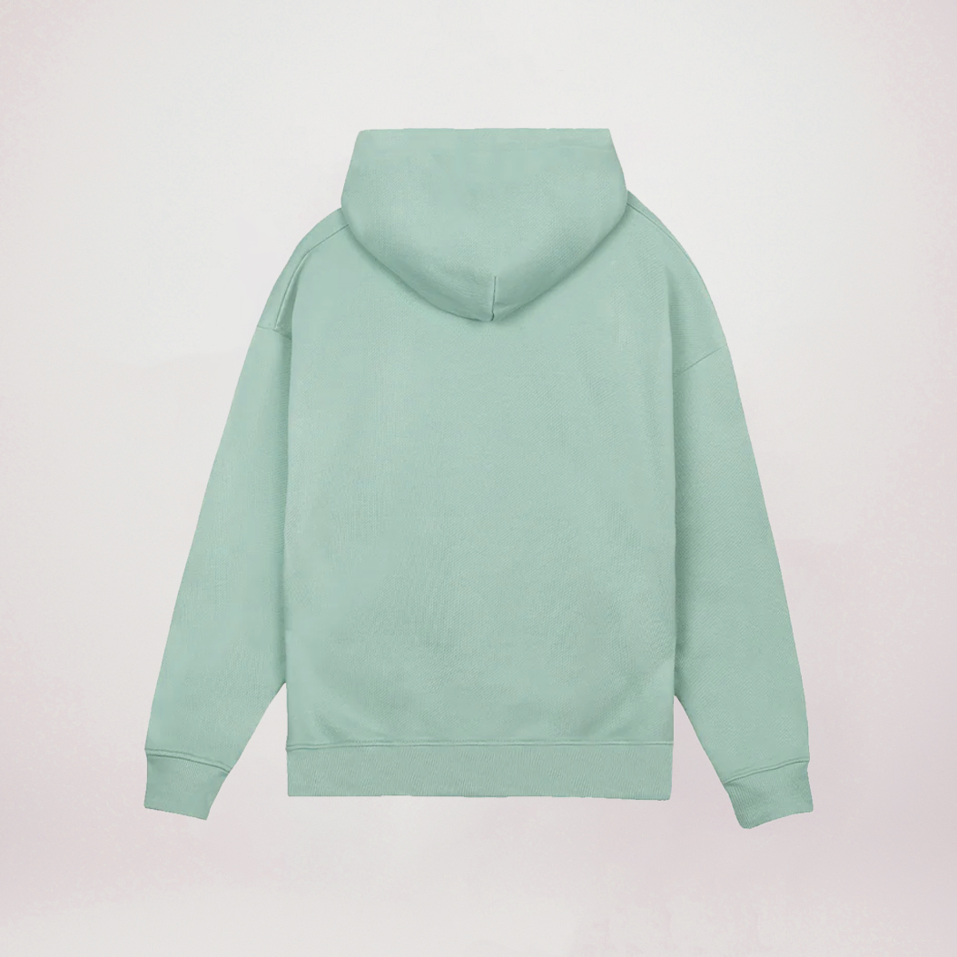Greenish Cyan Custom Embroidered Hoodie Wholesale