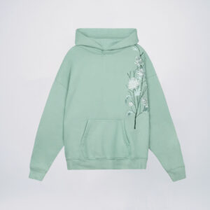 Greenish Cyan custom embroidered hoodies wholesale