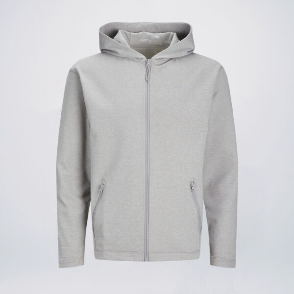 Light Grey wholesale polyester hoodies