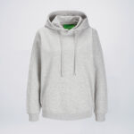 Light grey wholesale women's hoodies