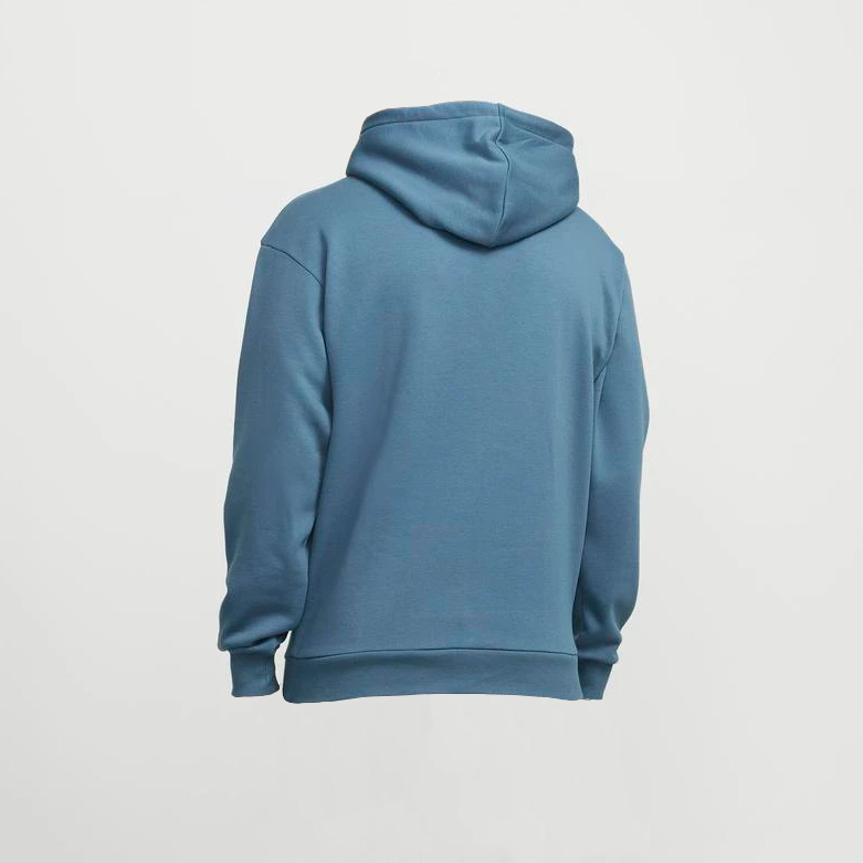 Ocean Blue Polyester Hoodie Wholesale