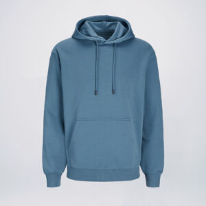 Ocean Blue 100 polyester hoodie wholesale