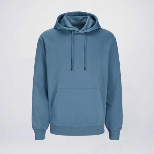 Ocean Blue 100 polyester hoodie wholesale