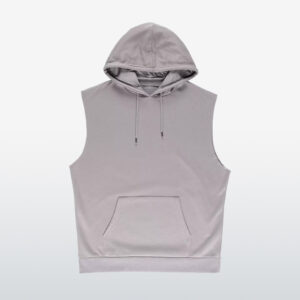 Pink swan wholesale sleeveless hoodie