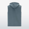 Sage wholesale sleeveless hoodie
