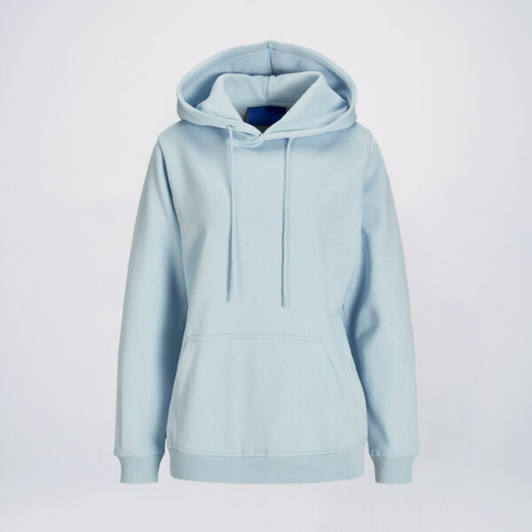 Sky blue wholesale women's hoodies