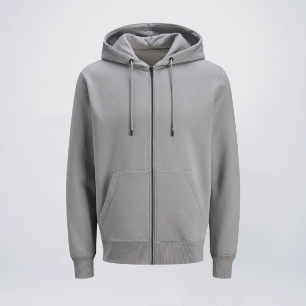 Ultimate Grey wholesale zip up hoodies