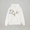 White wholesale custom embroidered hoodies