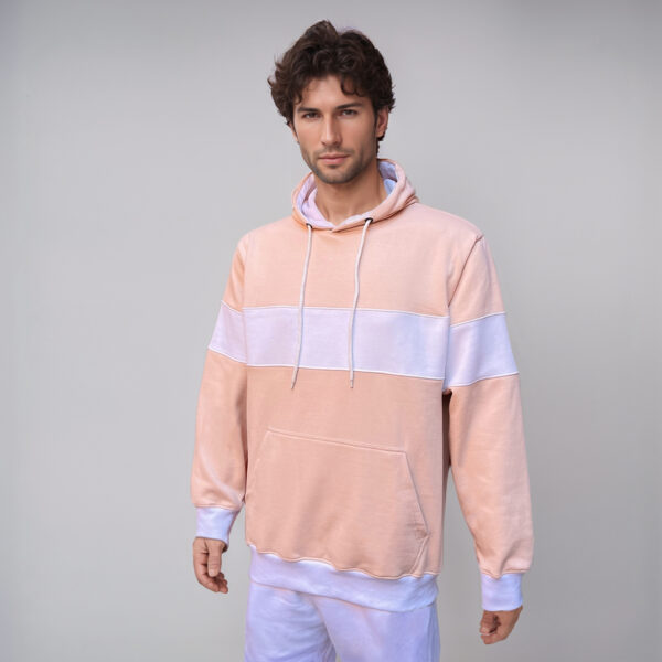 white & Apricoat mens jogger set wholesale