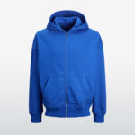 Surf blue oversized hoodies wholesale