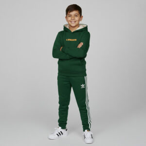 Boys Forest Green Fleece Tracksuit Set – 2-Piece Hoodie & Jogger