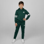 Boys Jungle Green Fleece Tracksuit Set – 2-Piece Hoodie & Jogger