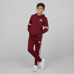 Boys Plum Fleece Tracksuit Set – 2-Piece Hoodie & Jogger