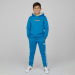 Boys Sky blue Fleece Tracksuit Set – 2-Piece Hoodie & Jogger