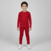 Boys Red Boys 2-Piece Poly Cotton Loungewear Set Wholesale