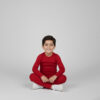 Boys Red Boys 2-Piece Poly Cotton Loungewear Set Wholesale