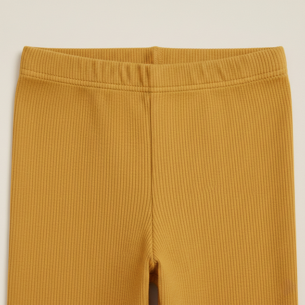 Mustard Cotton Spandex Wholesale Girls Tights USA